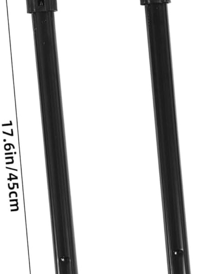Telescopic Luggage Handle Extension Pull Rod Replacement Hardware Silver - Image 2